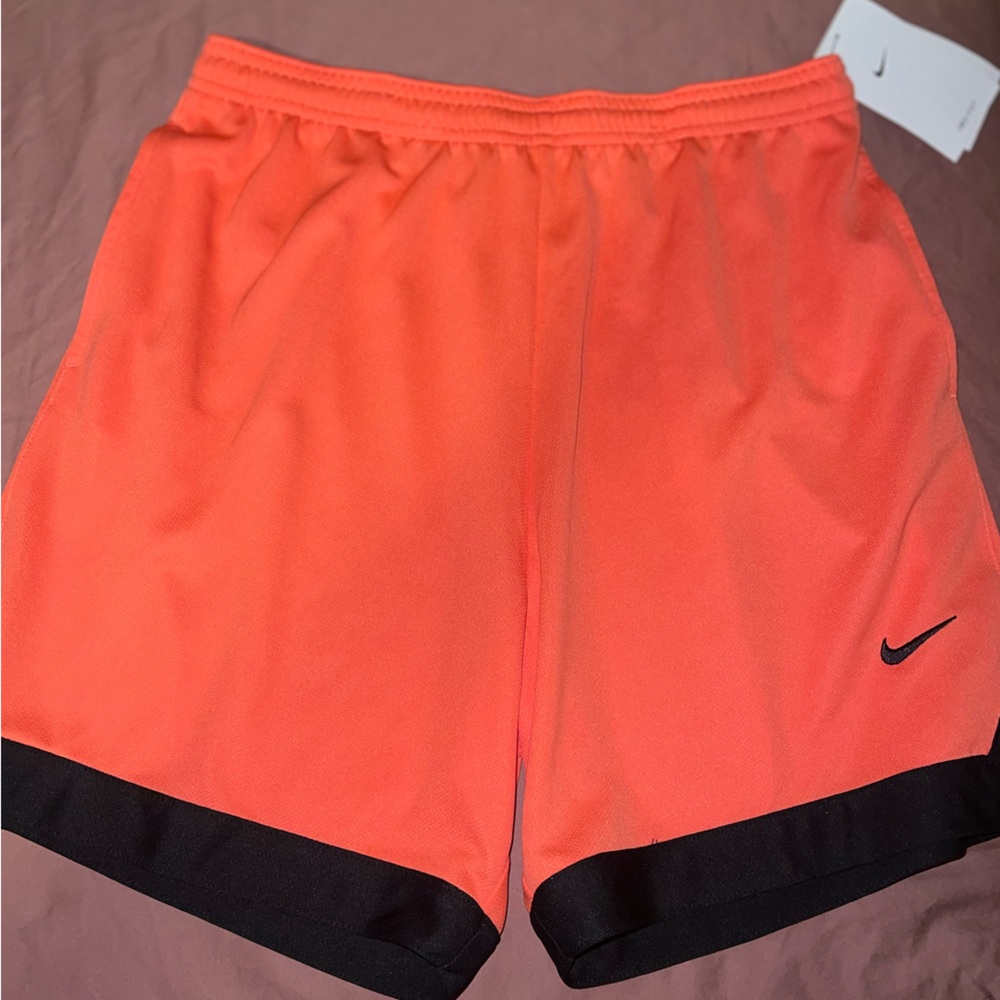Nike Bright Orange Sports Shorts